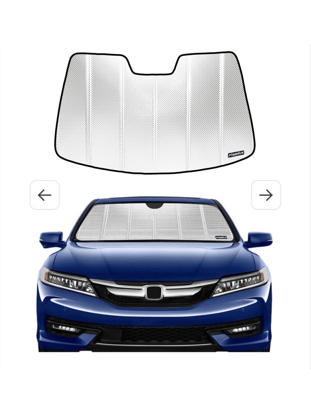 Pigenius Sun Shade for Honda Accord Sedan 2013-2017 Without Automatic High Beams